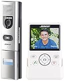 Somikon Türkamera: Funk-Türsprechanlage mit Video-Übertragung, Türöffnungsfunktion, 135° (Funk Türklingel mit Kamera)