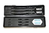 3 Dartpfeile mit Softspitzen, 3 Softdarts WA Black Line in Box