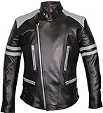 MDM Motorrad Lederjacke im Retro Stil (S)