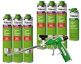 illbruck Profi Set 6 x FM210 Fenster- und Fassadenschaum+ á 880ml Dosen + illbruck AA290 Reiniger + illbruck AA270 Pro+ Schaumpistole
