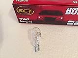 10 STÜCK SCT GERMANY W16W LONGLIFE 12V 16W W2.1 x 9.5d GLASSOCKELLAMPE BULB E4