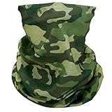ACBungji Multifunktionstuch Gesichtsmaske Motorradmaske Sturmmaske Maske für Motorrad Ski Snowboard Snowboard Paintball Fahrrad Bergsteigen Trekking Skateboarden Angeln Camouflage Herren 60505