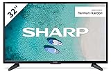 SHARP 32CB6E LED TV 81 cm (32 Zoll) HD Ready Fernseher (Harman Kardon, 50/60 Hz, HD Tuner) [Modelljahr 2021]