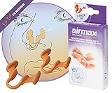 Airmax Nasendilator für eine bessere Nasenatmung, reduziert nasenatmungsbedingtes Schnarchen, Pack für 6 Monate, 2 Nasenspreizer in der Größe Medium, von Ärzten empfohlen