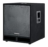 McGrey PAS-118 18' passiver Subwoofer (DJ, PA, Bass Box, 450/900/1800 Watt (RMS/Musikleistung/Peak), Bassreflex-Kanäle, 18' Woofer, SPK-Anschlüsse) schwarz