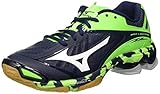 Mizuno Herren Wave Lightning Z2 Volleyballschuhe, Blau (Dressblues/White/Greengecko), 42 EU