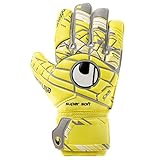 uhlsport Herren Eliminator Supersoft Torwart-Handschuhe, LITE Fluo gelb/Griffin gr, 9.0