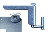 Clip-Close Türschließer V3 - Der clipclose Minitürschließer in Silber - Einfache Montage ohne Bohren oder Schrauben (2)