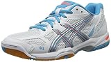 ASICS Damen Gel-Flare 5 W Volleyballschuhe, Weiß (White/Blue Atoll/Fiery Coral), 37.5 EU