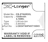 MobiloTec Akku kompatibel mit ZTE Blade A520, Handy/Smartphone Li-Ion Batterie