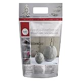 Rayher Kreativ-Knetbeton 3kg- im handlichen, wiederverschließbarem Beutel- für kreative Ideen zum Formen, Kneten, Modellieren, Drucken und Ummanteln – Bastelbeton für kreative Beton-Looks