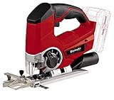 Einhell Akku Stichsäge TE-JS 18 Li Solo Power X-Change (Lithium Ionen, 18 V, max. 80 mm, 4-Stufen Pendelhub, Absaugadapter, Parallelanschlag, LED-Licht, ohne Akku und Ladegerät)