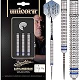 Unicorn World Champion Natural Gary Anderson Phase 3 Steel Dart, 90% Tungsten, 23g