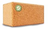 AMITYUNION Yogablock Premium 90 mm - 100% Natur - Hatha Klotz auch für Anfänger Meditiation & Pilates, Fitness Zubehör Hilfmittel für Joga, Rücken Yoga Blocks