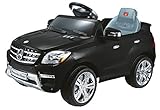 Toyas Mercedes Benz Kinderfahrzeug SUV Jeep ML350 Kinderauto Elektroauto 2X 25W Motoren MP3 Anschluss Fernbedienung in Schwarz