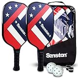 Senston Tennis/Badminton Schläger Tasche Equipmenttasche (für 8 Schläger) – Schwarz/Blau/Rot, Bluegreen