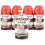 12x 250ml ANTI TABAK Lufterfrischer für automatische Duftspender | Raumduftspray | Duftspray | Duftdose | Raumduft | Duftspender | Nachfüller für Automatic Spray