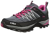 CMP Rigel 3Q54456 Damen Low Trekking Schuhe WP, grau (grey-fuxia-ice 103Q), 39 EU
