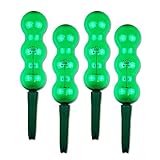 Garden Innovations Aqua Balance Pflanze gießen Spikes und Globes mit Wetter/Temperatur gesteuerte (4 Stück), Garten grün, 1,25 Liter