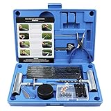 MAIKEHIGH Reifen Reparaturset, Heavy Duty Reifenreparaturset Auto- 67 Stück Set für Motorrad, ATV, Jeep, LKW, Traktor Flat Reparatur Set