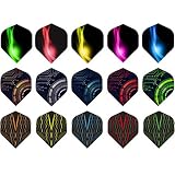 HERZWILD 90pcs Dart Flights Dart Flight dartflys Standartform f. Dartpfeile (90pcs)