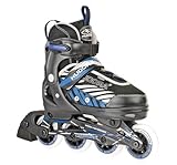HUDORA Kinder Inliner Leon - Gr. 37 - 40, schwarz/blau - Inline-Skates - 28240