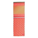 Bodhi Yogatuch Grip² – Art Edition (rot-gelb/Safari Sari)