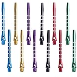 Medium Schäfte 12 Stück Steel Darts Pfeile Set Steel Dartpfeile Schäfte Aluminum Dart Schäfte Set Dartpfeil-Schäfte Steel Dartpfeile Dartpfeil Shaft Set Dart Stem Für Die Meisten Darts Verwendet