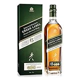 Johnnie Walker Green Label Blended Scotch Whisky – Aus den vier Ecken Schottlands direkt ins Glas – In edler Geschenkverpackung – 1 x 0.7l