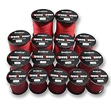 Dingbear 109Yd/100m 135LB/0.60mm Rote Super Starke Zug Generische Geflochtene Angelschnur Drachenlinie Gewebte Netzwerkkabel Superkraft Angelschnur Gegossen