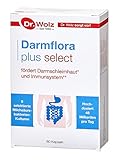 Darmflora plus select Dr. Wolz | hochdosierte Bakterienkulturen 48 Mrd/Tag | Vitamin B6 und B12, unterstützt gesunde Schleimhäute | 8 Milchsäurebakterien | Vegan | 80 Kapseln