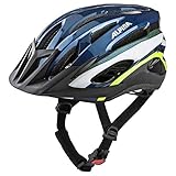 Alpina Sports Unisex – Erwachsene SMU Radhelm, darkblue-neon, 54-58