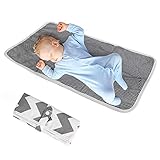 Ballery Wasserdicht Wickelunterlage für Babys und Kleinkinder, Tragbar Wickelunterlage Wasserdicht Matratze Atmungsaktiv Pads Ideales Geschenk für Baby auf Home Reisen Außerhalb