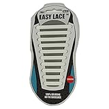 Easy laces Schnürsenkel Silicone, EAS210W, Weiß (White 210), One Size