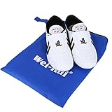 Taekwondo Schuhe, Kampfsport Sneaker Boxen Karate Schuhe schwarz Streifen Turnschuhe Leichte Schuhe für Männer Frauen Erwachsene Kinder schwarz weiß