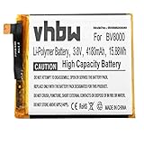 vhbw Akku passend für Blackview BV8000, BV8000 Pro Handy Smartphone Telefon (4180mAh, 3.8V, Li-Polymer)
