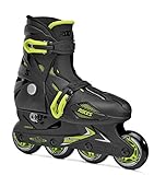 Roces Kinder Inline-skates Orlando 3, black-lime, 25-29, 400687