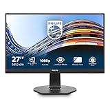 Philips 271S7QJMB - 27 Zoll FHD Monitor, höhenverstellbar (1920x1080, 60 HZ, VGA, HDMI, DisplayPort) schwarz