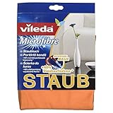 Vileda 126588 Microfaser Staubtuch - entfernt Staub ohne Aufwirbeln, 3er-Pack