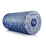 BODYMATE Faszienrolle Standard Mittel-Hart mit Gratis E-Book - Black/Blue Sapphire-Blue 30x15cm