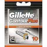 Gillette ContourPlus Rasierklingen mit schwenkbarer Doppelklingen für eine angenehmere Rasur, 10 Ersatzklingen