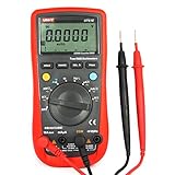 UNI-T UT61E Digital-Multimeter mit LCD Multimeter Voltmeter Amperemeter Ohmmeter für AC/DC Spannung Strom, Widerstand, Kapazität Tester mit RS232C Kabel