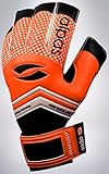 Alpas Torwarthandschuhe (Fingersave) V2 Orange Gr. 8 bis 10 *NEU* AUSLAUFMODELL (ohne Bedruckung, 9)