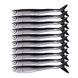 Leeko Gummifische, Kunstköder Set, Gummiköder, Hechtköder, Forellenköder für Forelle, Barsch, Hecht, Döbel, Zander