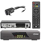 HD Satelliten Receiver Comag HD 200 (DVB-S/S2, Scart, HDMI, USB 2.0, Deutsche Kanalliste Vorinstalliert, Mediaplayer, FullHD 1080P, EasyFind, Camping Tauglich, HDTV)