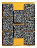 peha Filzgleiter - Möbelgleiter selbstklebend - 5,0 mm stark, 20 x 40 mm (8 Stk.)