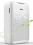 Aiibot Luftreiniger mit Hepa und Aktivkohlefilter für Wohnung Schlafzimmer, Ionisator und Timer,55 ㎡,Leise Schlafmodus,Luftfilter gegen Staub,Rauch, Gerüche, Allergene, Pollen und Tierhaare (EPI188)