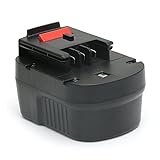 POWERGIANT für Black Decker Akku 12V, 3,0AH NiMh Ersatzakku für Black & Decker A1712 A12 A12-XJ A12EX B-8315 BD-1204L BD1204L BPT1047 FS120B FS120BX FSB12 HPB12