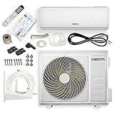 VIESTA 09SM Split Klimaanlage Inverter Splitgerät Klimaanlage im Komplettset, Klimagerät Split mit Heizfunktion, Fernbedienung, WiFi App-Steuerung (9000 BTU)