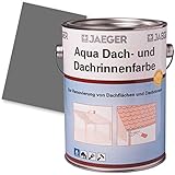 JAEGER 626 AQUA DACH- UND DACHRINNENFARBE anthrazit 5l - Dachfarbe Dachschutz